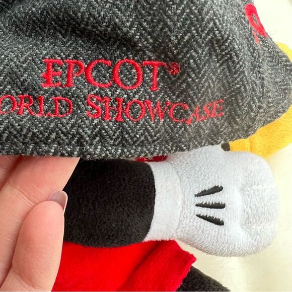 Disney Parks wool blend Irish cap Epcot Topolino Grey One Size fits most - Picture 12 of 14